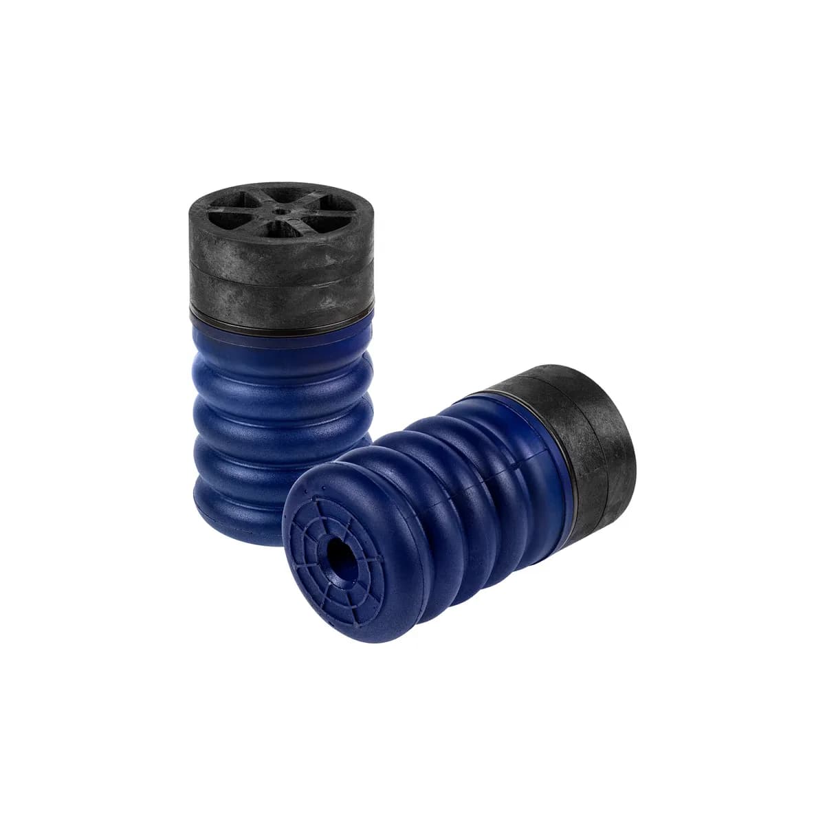 SumoSprings; Front Or Rear; Incl. Four 1 in. Spacers; For Fabricators And Custom Applications; One Piece Hollow Center; 1000 lbs. At 50 Percent Compression; Blue;
