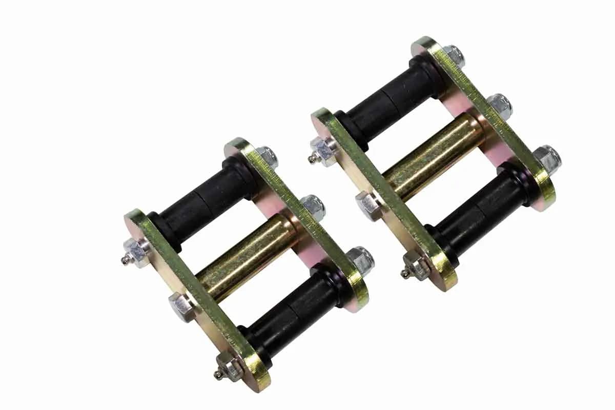 7683 Wrangler/7686 Wrangler/8186 Scrambler Rear Greasable Shackles Zinc Plated 3/8in Steel