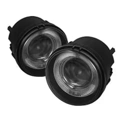 Dodge Charger 06-10 / Caliber 07-12 / Caravan 05-07 / Nitro 07-11 / Avenger 08-10 / Chrysler Pacifica 04-08 /Sebring Sedan 07-10 / Sebring Conv. 08-10 / Jeep Patriot 07-09 / Compass 07-10 Halo Projector Fog Lights (Does not fit SRT-4) w/Switch - Smoke
