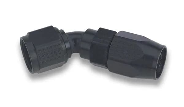 6 45 Deg. Tube Black Ano Sseal