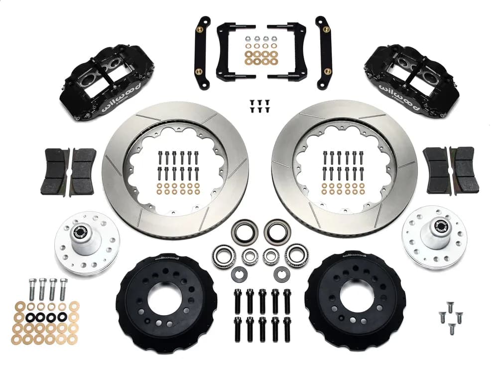 1970 - 1978 Buick, Cadillac, Chevrolet, GMC, Oldsmobile, Pontiac Forged Narrow Superlite 6R Big Brake Front Brake Kit (Hub) - 140-10486