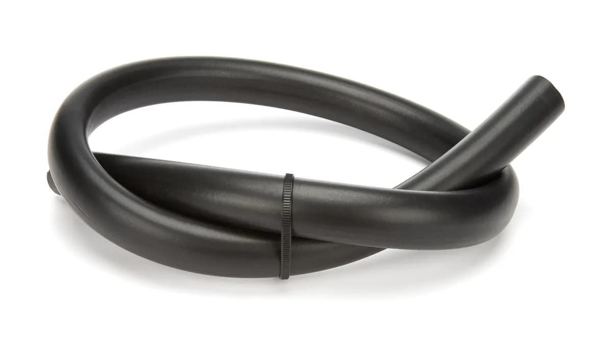 Pushlite Hitemp Black Hose 12an 3ft Roll (Replaces 803012 no Fiber Braid)