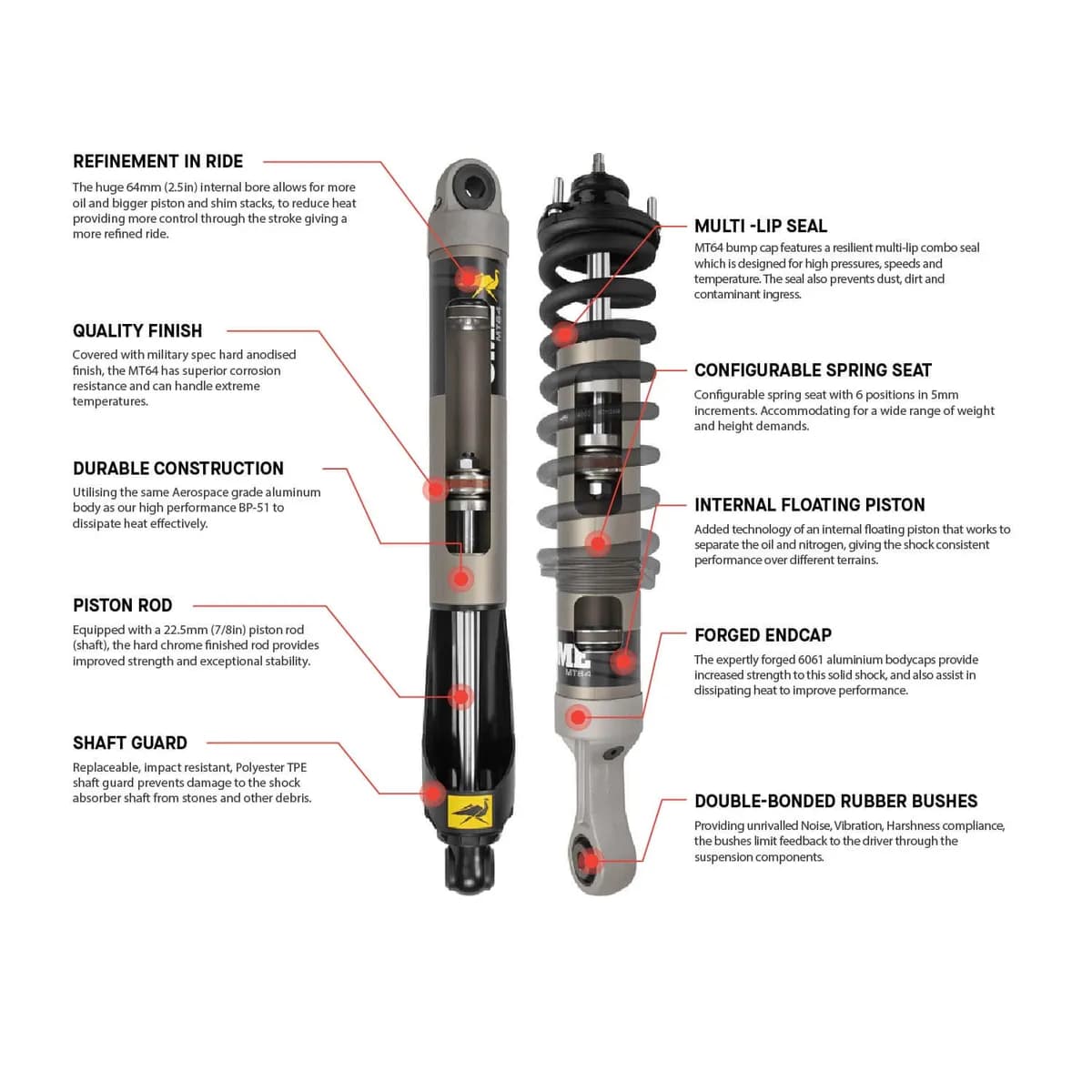 Old Man Emu - MT64601009 - MT64 Shock Absorber Rear