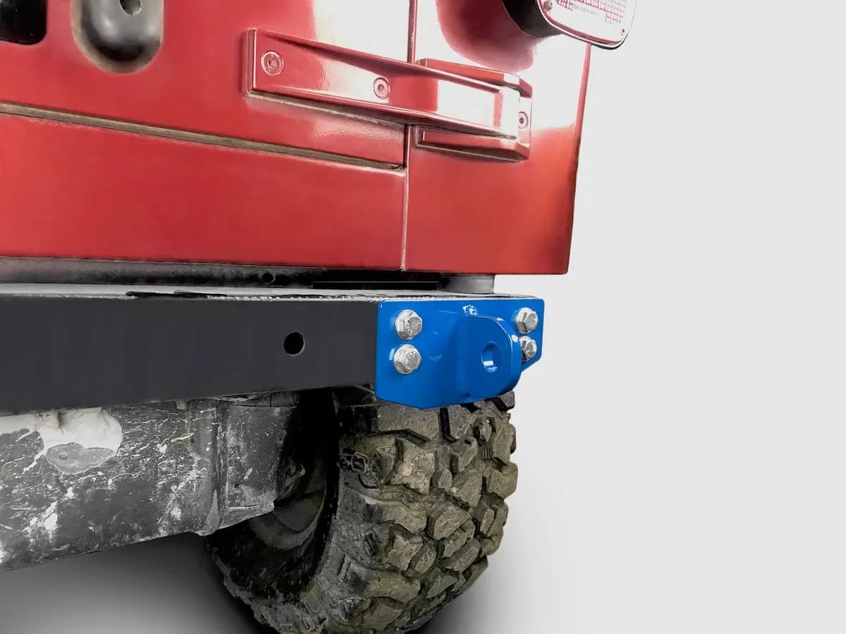 Recovery and Towing 1997-2006 D-Ring Mounting Brackets Playboy Blue