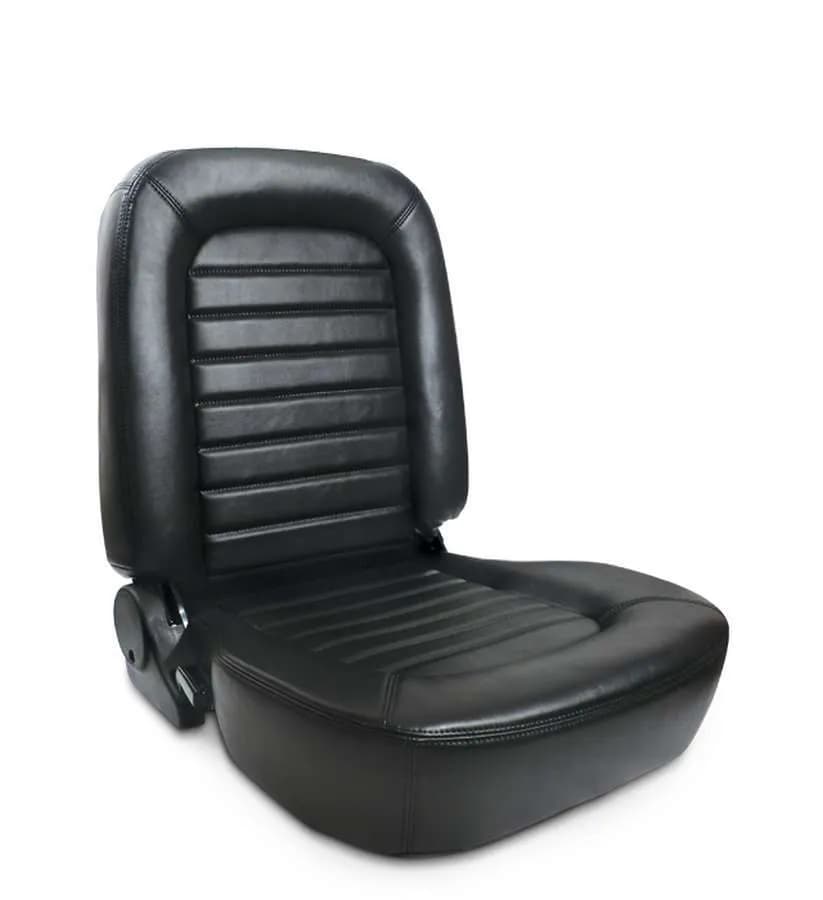 Classic W/O Headrest Low Back Black Vinyl Left