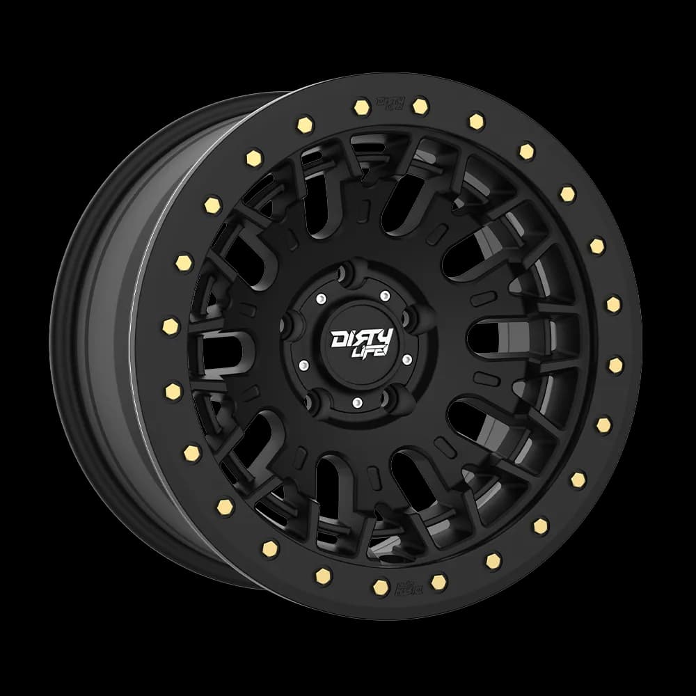 The Wheel Group Dirty Life Dt-3 9317 Satin Black 17x9 6-139.7 -12mm 106mm 9317-7983mb
