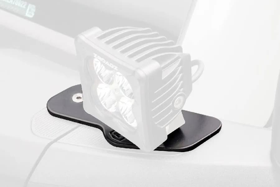 Zroadz Mirror/Ditch Light LED Brackets Only - Mounts 2 3in LED Pod Lights - 2021+ Bronco