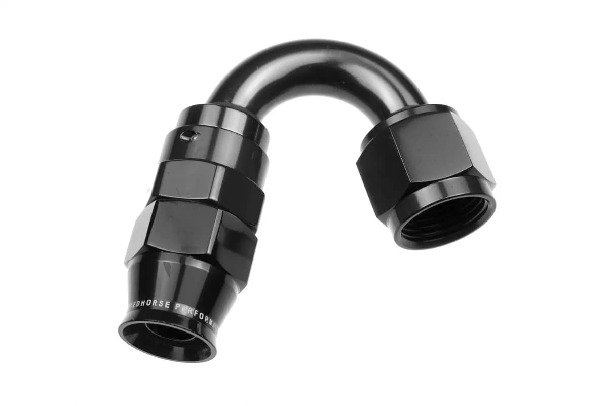 10 an 150 Degree Ptfe Reusable Hose End Black
