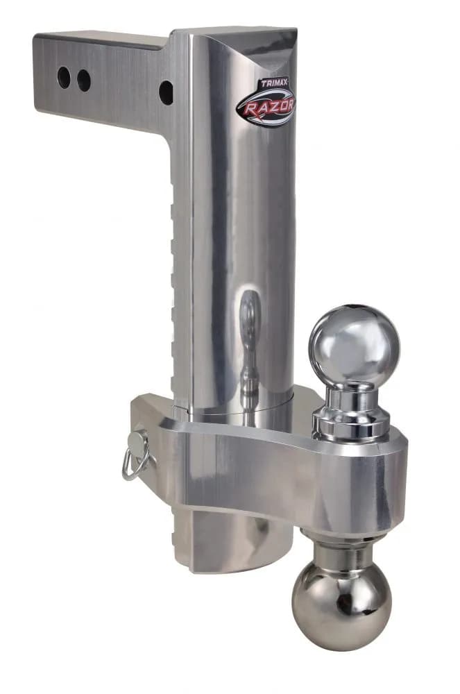 Trimax Razor 12in Drop/Rise Aluminum (Comes With Hitch Balls)