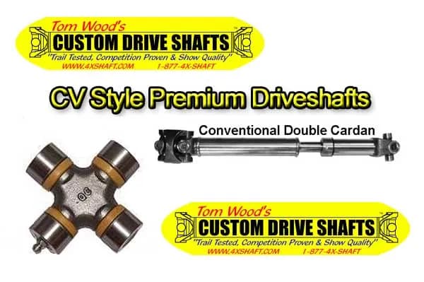Jeep Cherokee XJ - Rear 1310 CV Driveshaft - SYE