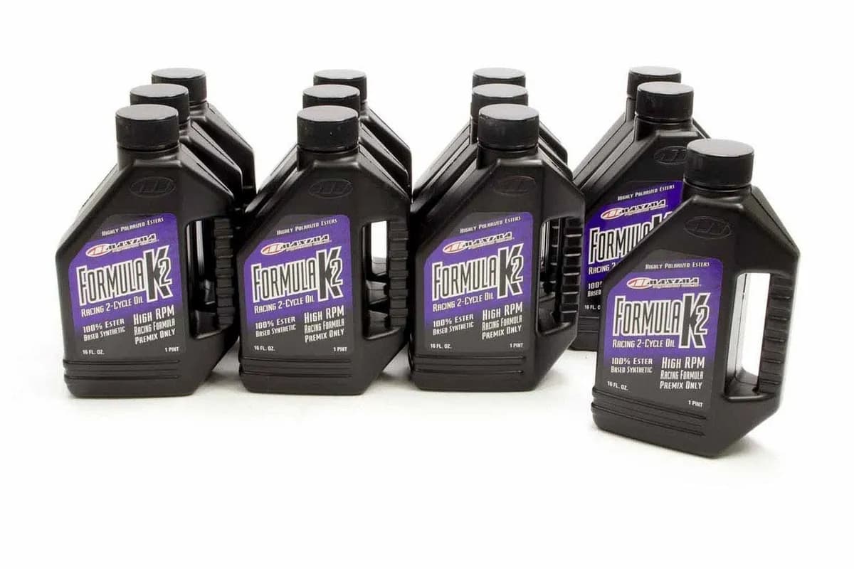 Formula k2 2 Stroke Engine Oil Full Synthetic High RPM Racing Premix 16 Oz/473ml