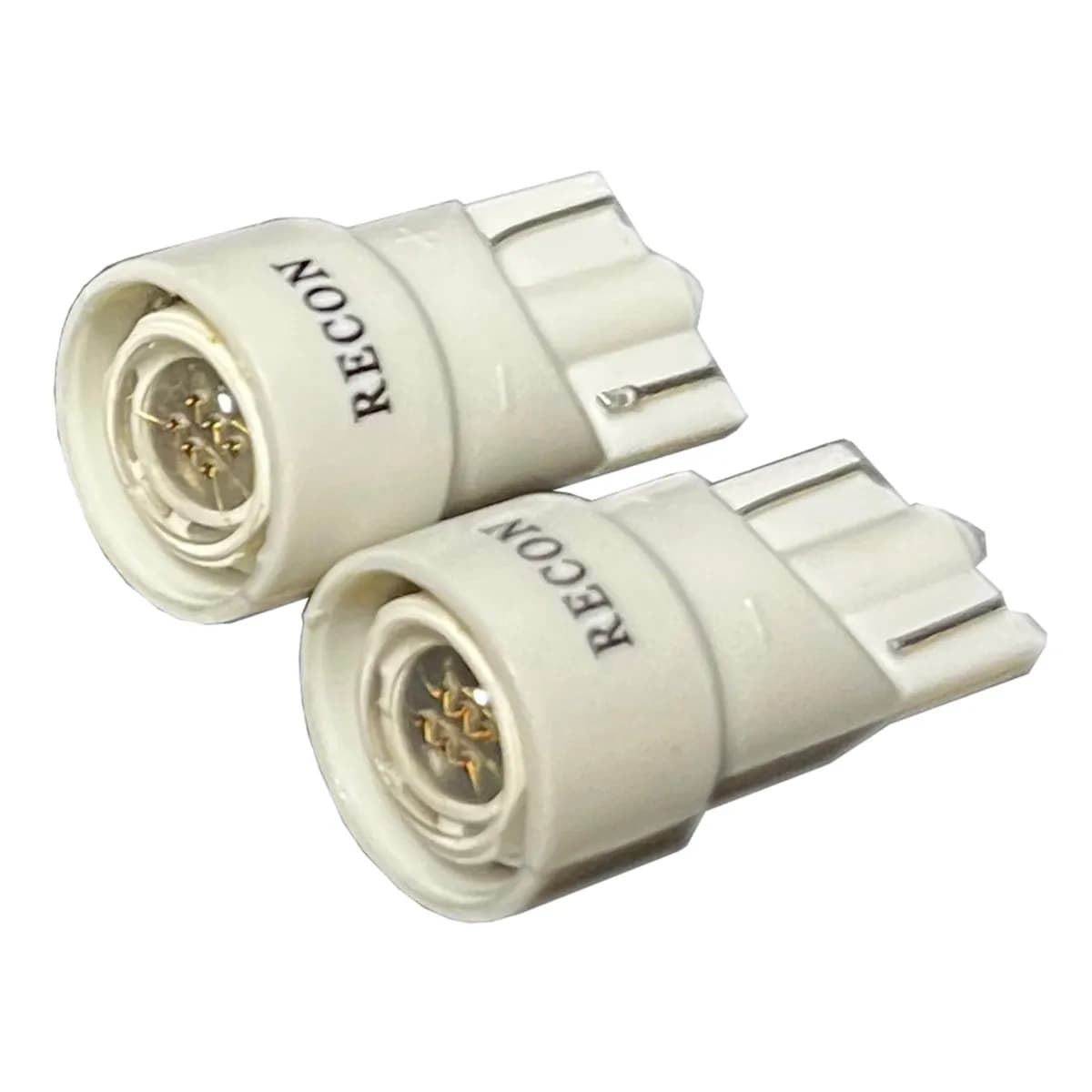 194/168 High Power L.e.d. Bulbs Wedge Style White (Two Bulbs Per Package)