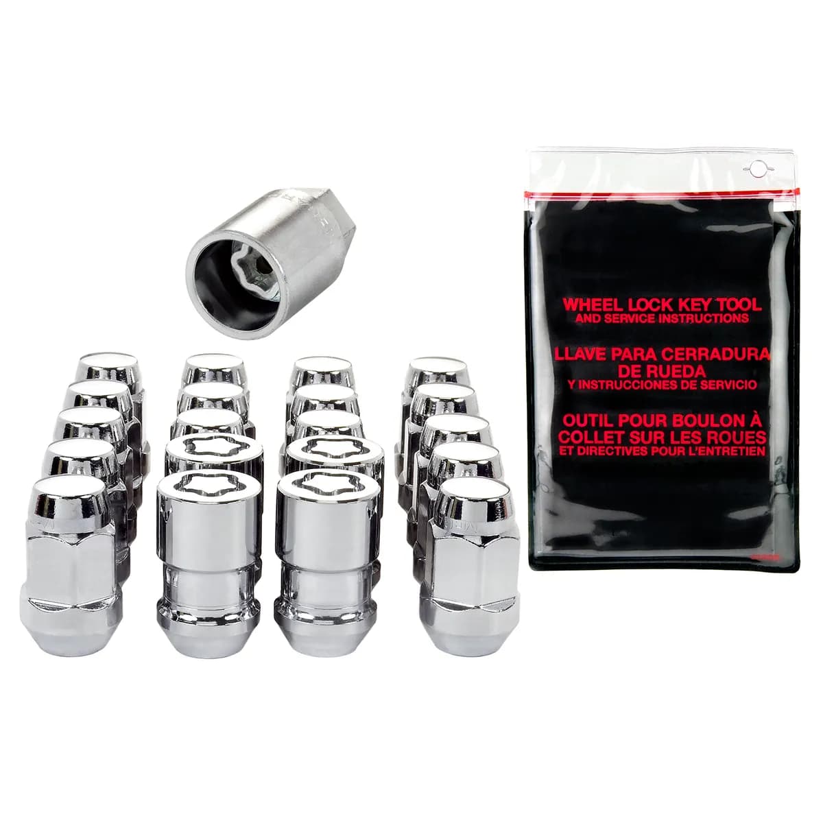 5 Lug Hex Install Kit 1/220 Cone Seat Bulge W/Wheel Lks 3/4 Hex 1.45 in Oal c