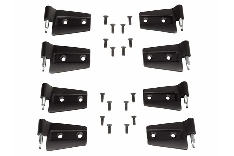 Door Hinge Kit 8 Piece; 0718 Jeep Wrangler Unlimited Jku 4 Door