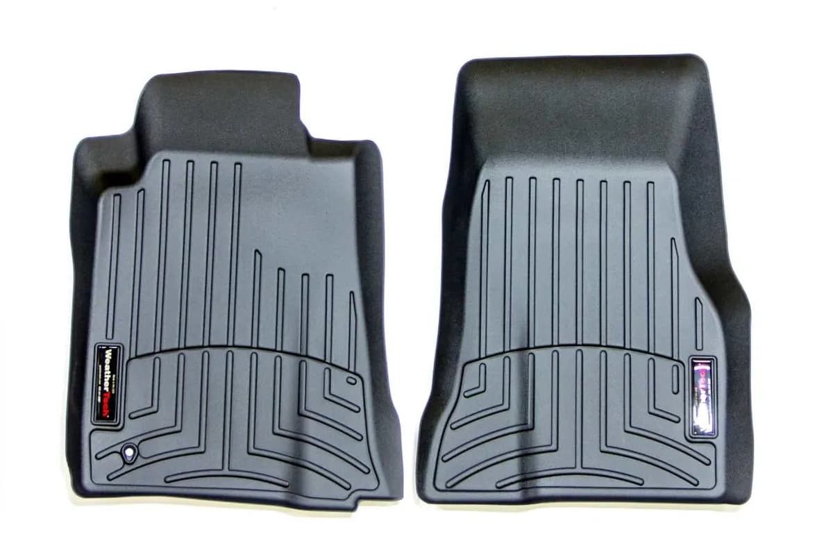 2005 - 2009 Ford Mustang Black Front FloorLiner Fit models with 1 retention device on the driver's side