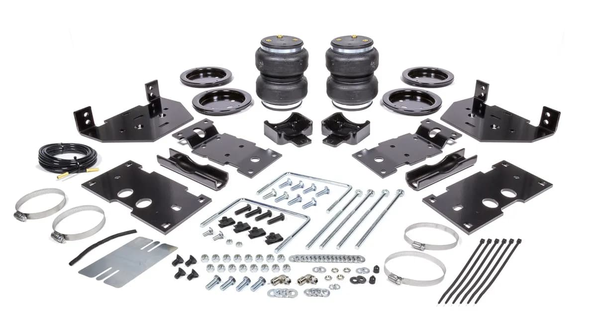 2017 Ford Superduty 4WD LoadLifter 5000 Ultimate air spring kit winternal jounce bumper