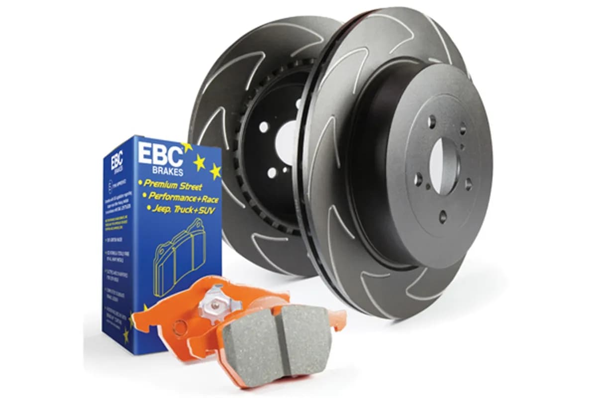 S7 Kits Orangestuff and BSD Rotors; Front; FMSI Pad No. D1322; Vented; 5 Bolt Holes; 345mm Dia.; 52.1mm Height; 30mm Thick; 68mm Center Hole Dia.;