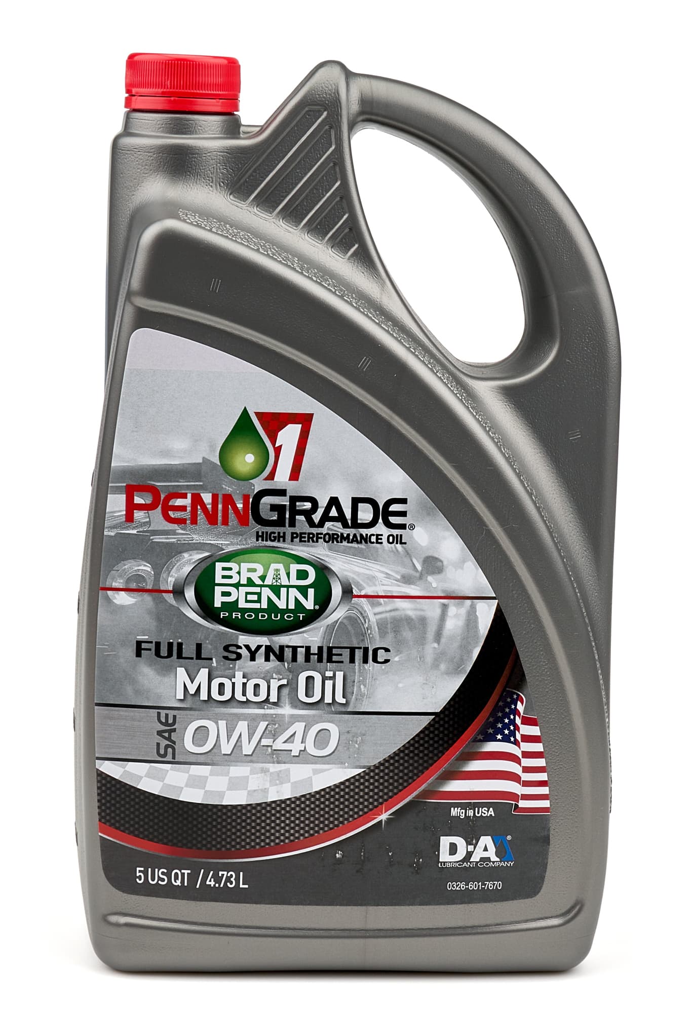 Penngrade 1 Full Synthetic High Performance Oil SAE 0w40 5 qt Case of 4