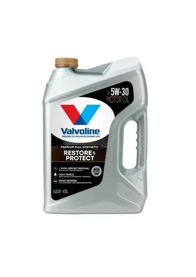 Valvoline 5w30 Motor Oil Restore & Protect 5 Quart Bottle