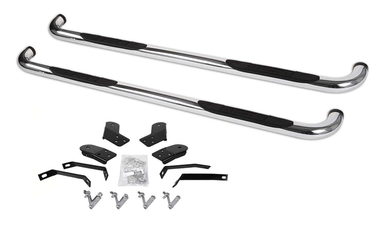 Go Rhino Go Rhino 4109PS - 4000 Series SideSteps With Mountins Bracket Kit - Polished Stainless Steel