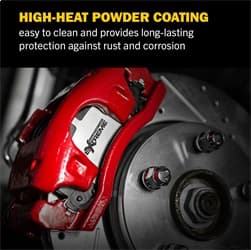PowerStop High-Temp Red Powder Coated Calipers (Pair)