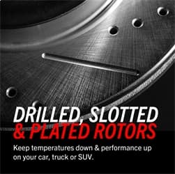 Z23 Evolution Sport Upgrade Kit: Drilled/Slotted Rotors; Carbon-Fiber Ceramic Pads W/Hardware product image