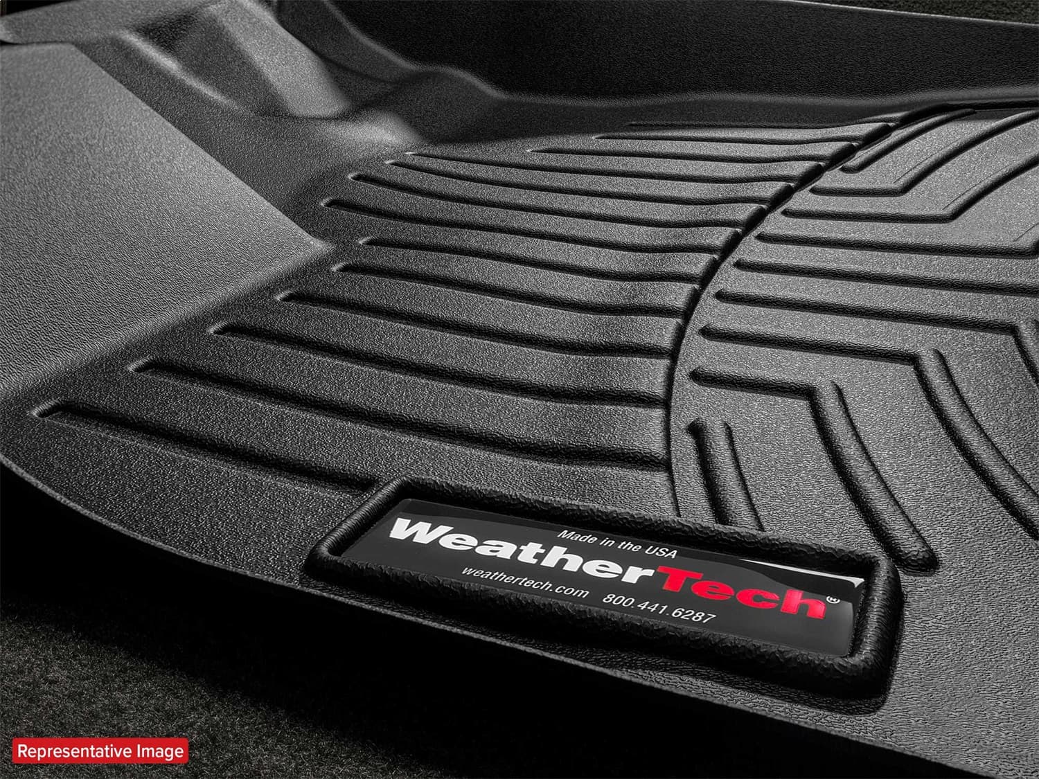 2012 + Dodge Ram Front FloorLiner Fits Regular and Quad Cab with two retention hooks on the driverfts and passengerfts side Tan product image