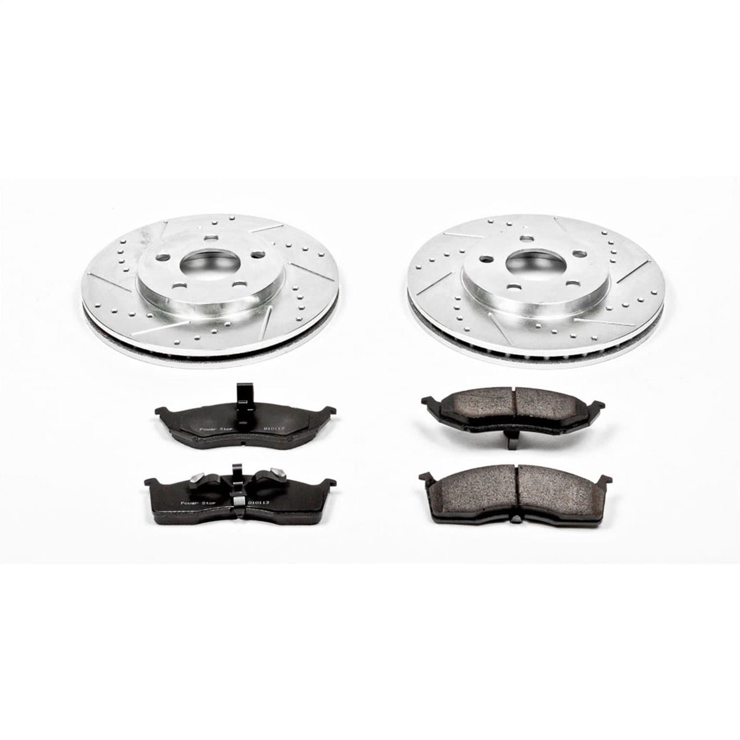 Z23 Evolution Sport Upgrade Kit: Drilled/Slotted Rotors; Carbon-Fiber Ceramic Pads W/Hardware product image