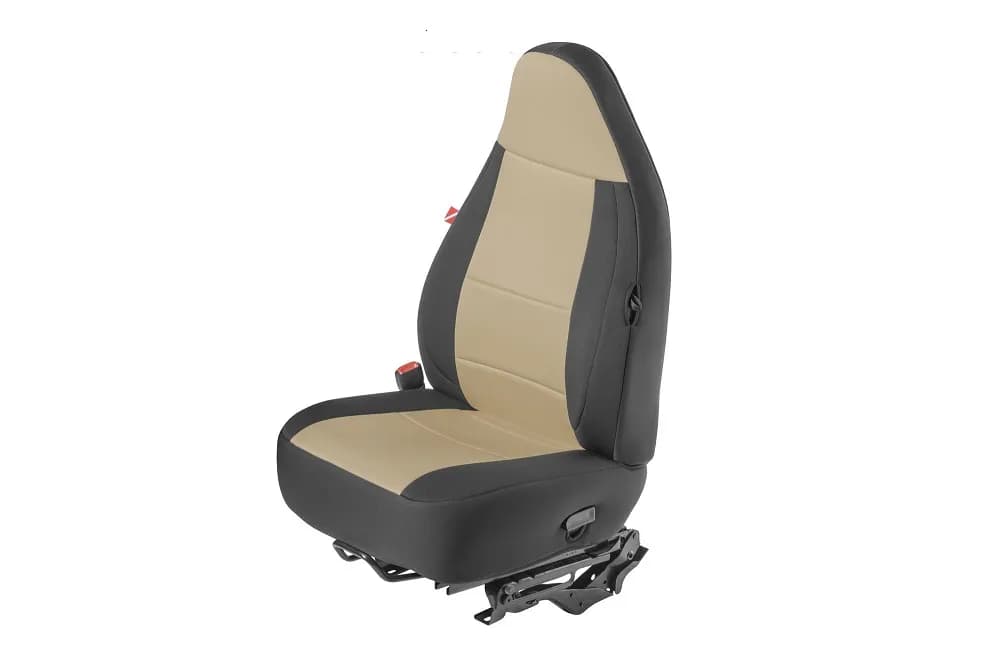 Jeep Wrangler Neoprene Seat Covers for 03-06 Jeep Wrangler TJ Tan Diver Down