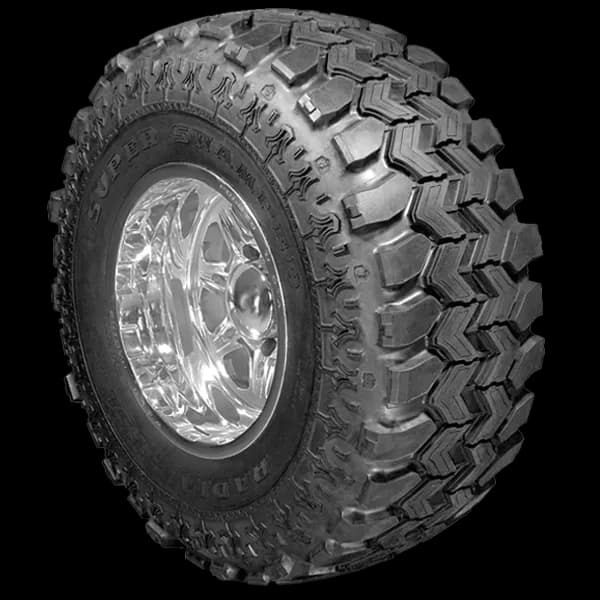 33x12.50r15lt 6 Ply Black Sidewall Super Swamper Radial/Tsl Ssr Series