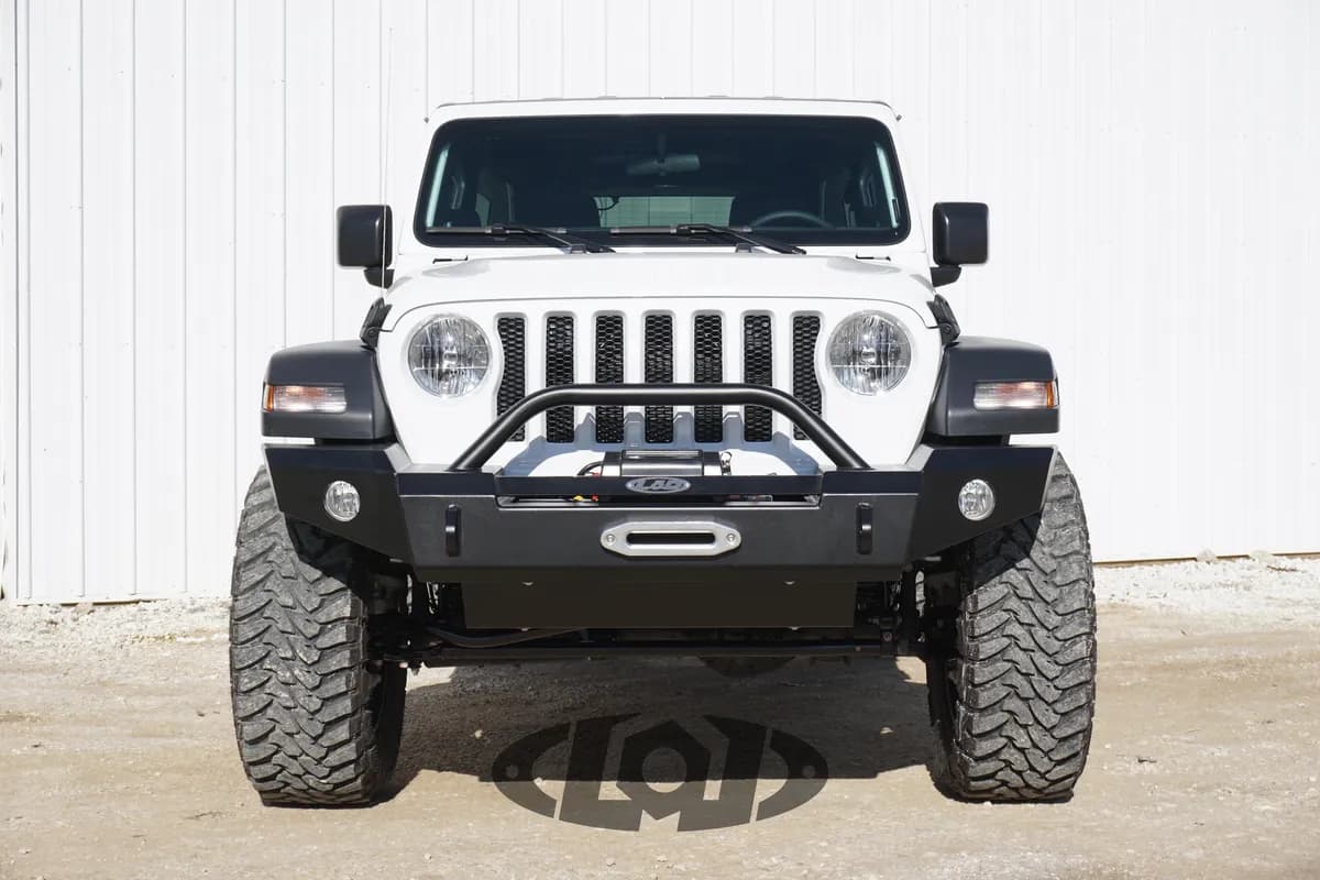 LOD Signature Series Full Width Front Bumper w/ NO GUARD, Bare Steel - JT/JL