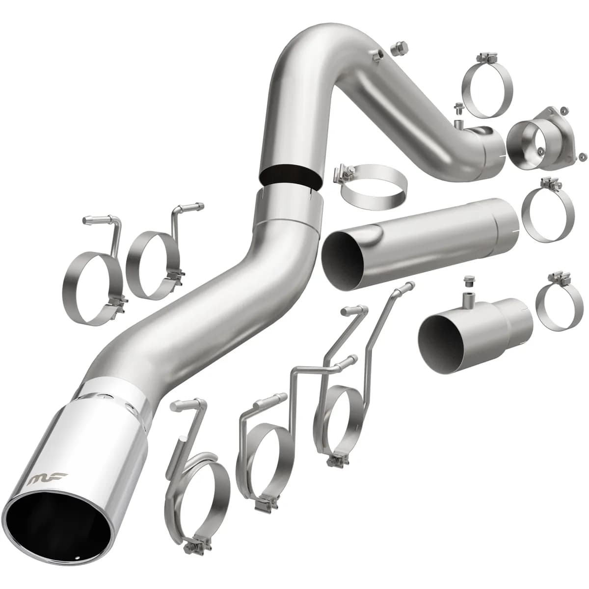 07c Silverado/Sierra 2500/3500 HD Catback Exhaust System ss W/Chrome Tip