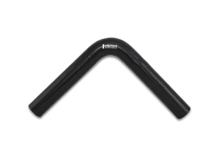 90 Degree Hose Coupler; 1.25 in. ID; 8 in. Leg Length From Tangent; 1.5 in. Centerline Radius; 93 PSI Maximum Operating Pressure; 0.2 in. Wall Thickness; Black;