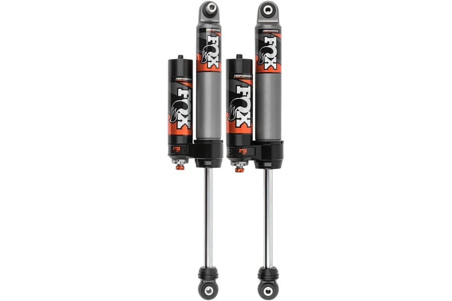 Fox Elite Series 2.5 Reservoir Rear Shocks Rear 2-3in Lift, Pair - JL