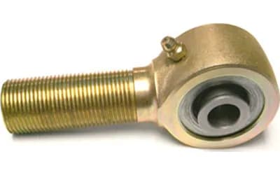 Narrow Forged Johnny Joint 2 Inch 1.600 Inch X 0.562 Inch Ball 1 Inch-14 Left Hand Threaded Shank Externally Greased Each RockJock 4x4