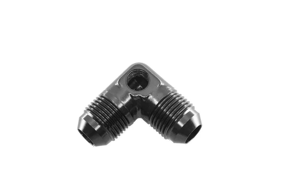 06 an Male 90deg Adapter With 1/8 in Npt Portblack