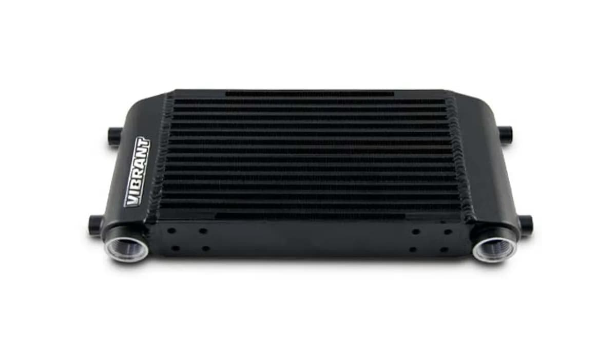 Oil Cooler Assembly; 6 in. H.; 10 in. W.; 2 in. Thick; Single Pass;