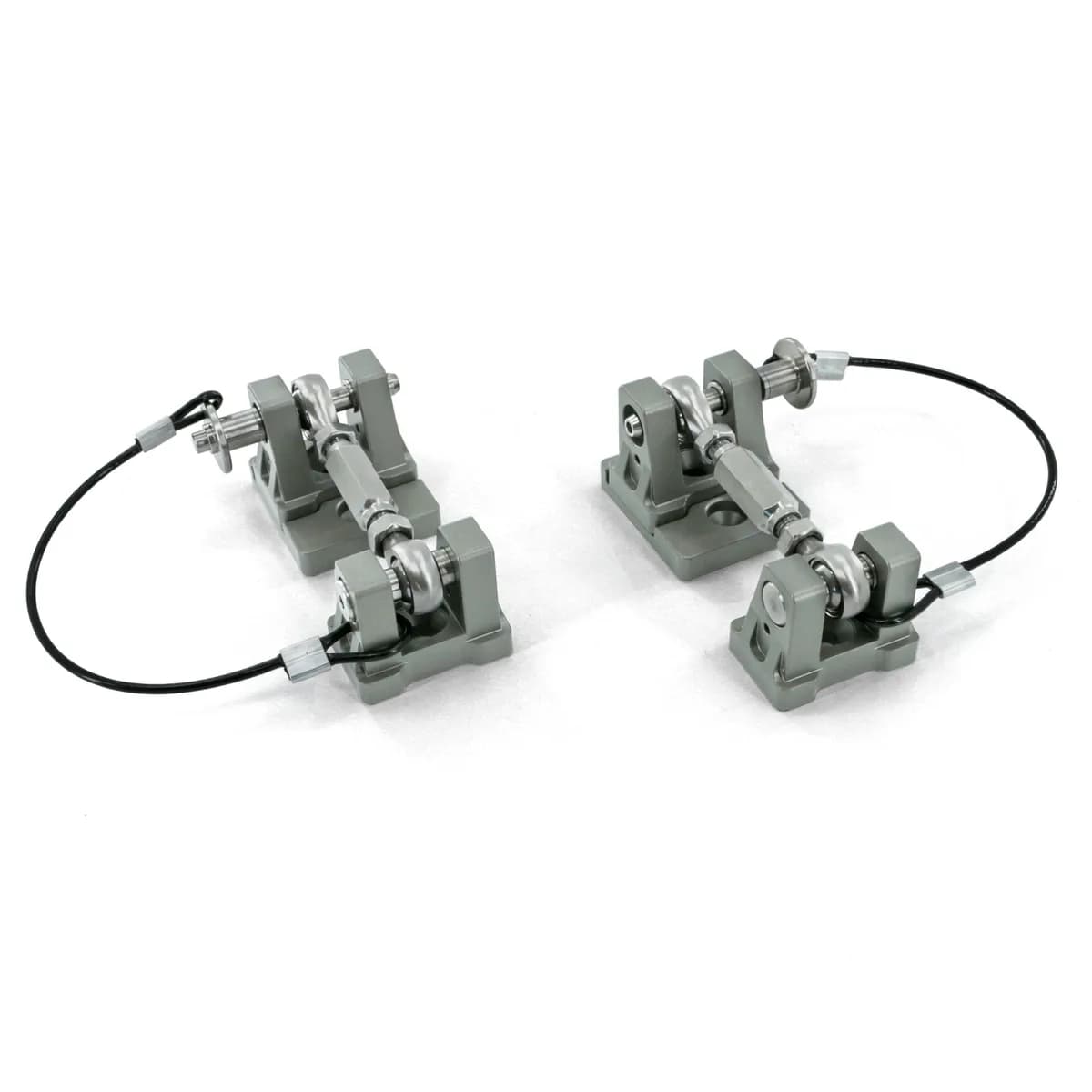 Combat Off Road Billet Aluminum Hood Latch Set - Raw - JK/JL/JT