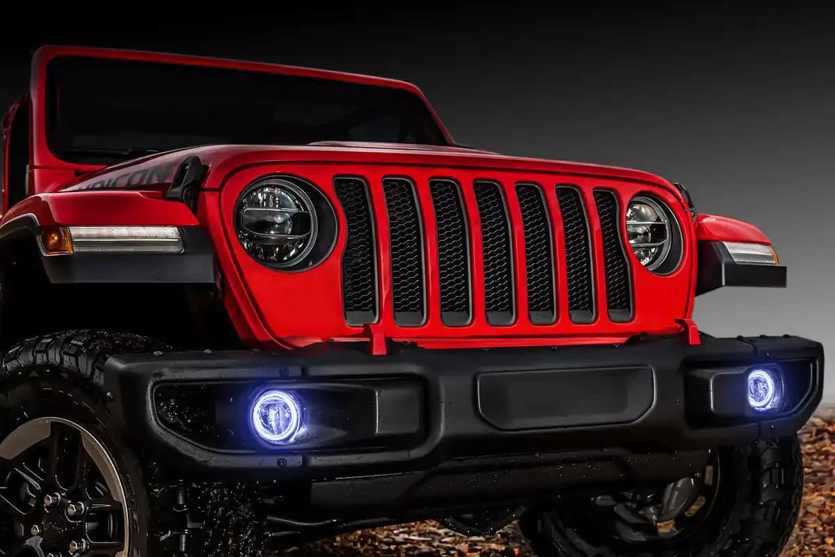 Oracle LED Surface-Mount Fog Light Halo Kit - Green - JT/JL and JK w/ Factory LEDs