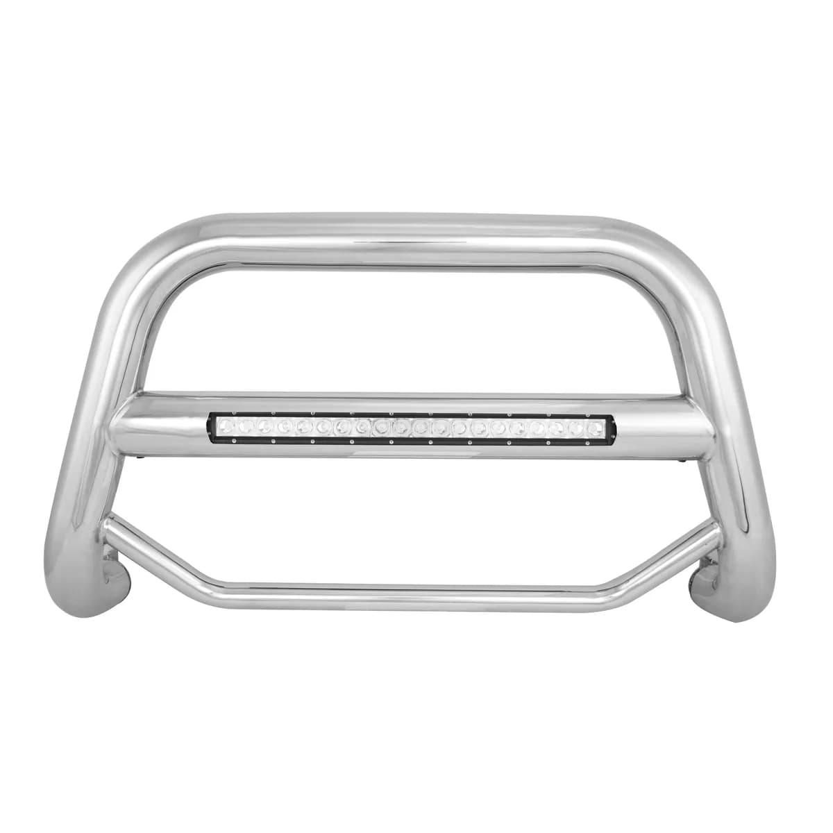 2224 Cherokee Max Beacon Bull Bar no Skid Plate Stainless Steel