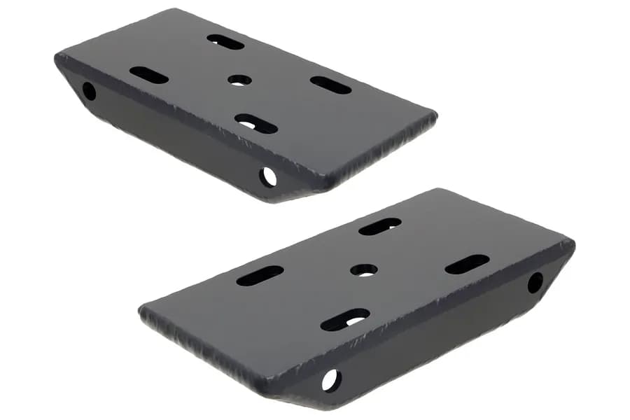 HD Leaf Spring Plates For Use w/2 1/2 Inch Springs 76-86 CJ 87-95 Wrangler YJ Front Or Rear Pair RockJock 4x4