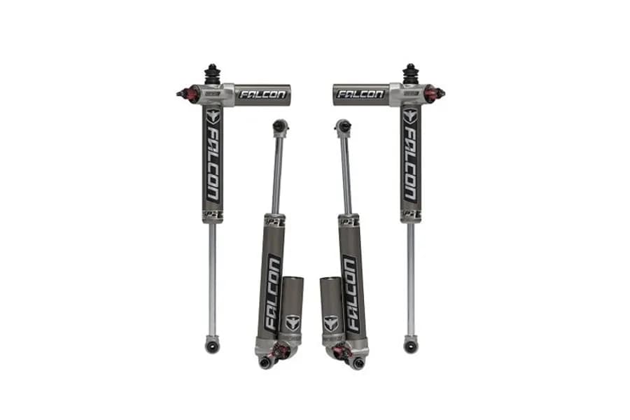 Terafex Falcon SP2 3.3 Fast Adjust Piggyback Shock Kit 1.5–2.5in Lift - JK 4dr