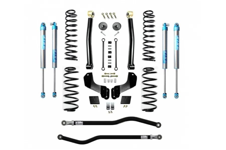 EVO Manufacturing HD 2.5in Enforcer Overland Stage 2 PLUS Lift Kit w/ King 2.0 Shocks - JL