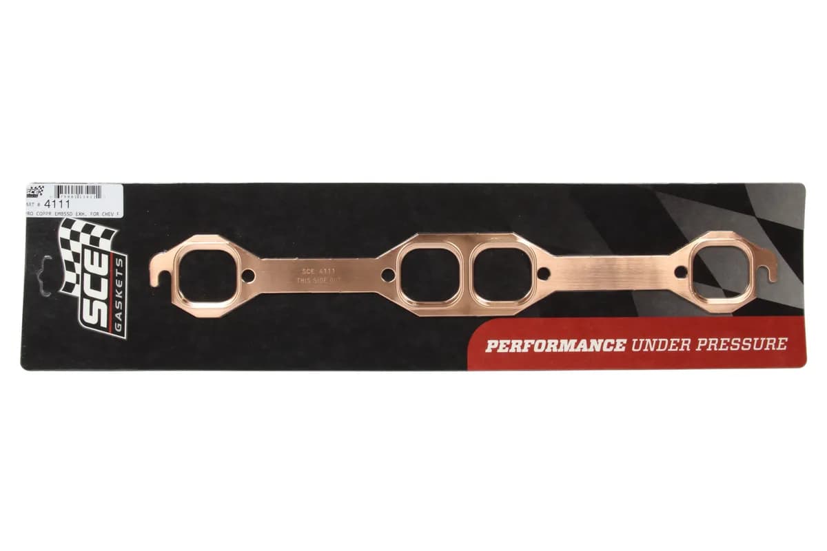 Pro Coppr Embssd Exh. For Chev Racing Sbc 18deg Alum Heads