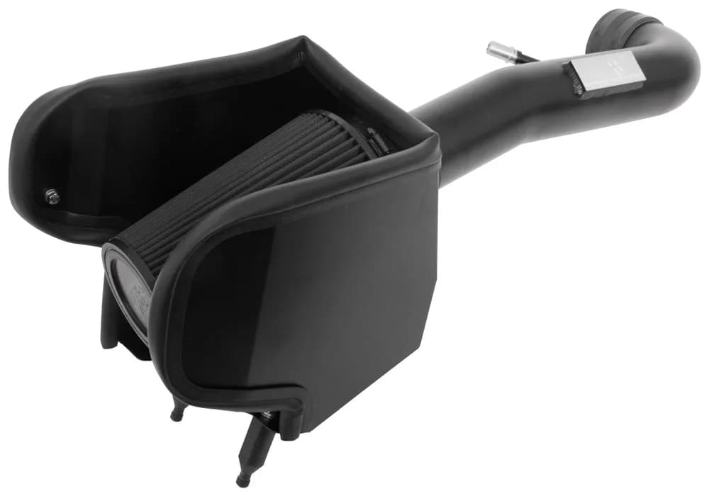 K&N Filters 71 Series Blackhawk Induction Cold Air Intake - Dry-Flow, Aluminum Tube - JT/JL 3.6L