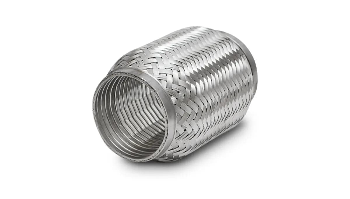 TurboFlex Coupling w/Interlock Liner; 1.5 in. Inlet/Outlet ID; 4 in. Length; Stainless Steel;