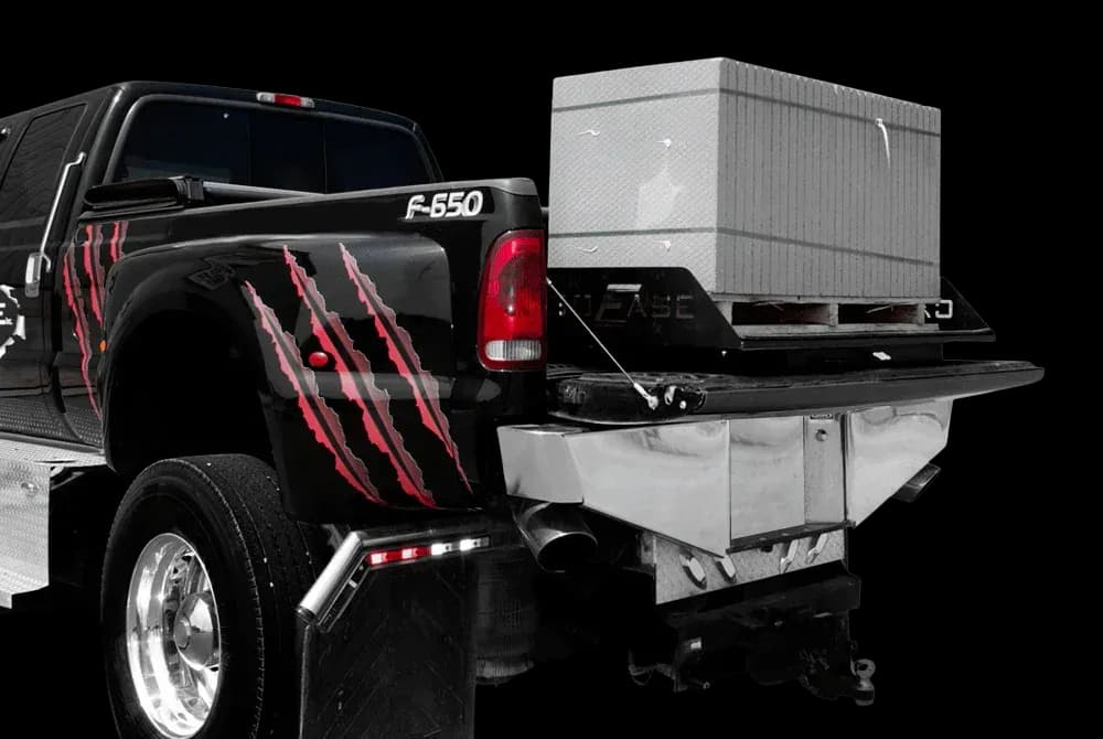 Titan Cargo Slide 95x48 8in Rails pe Plywood Deck 3000lb Capacity