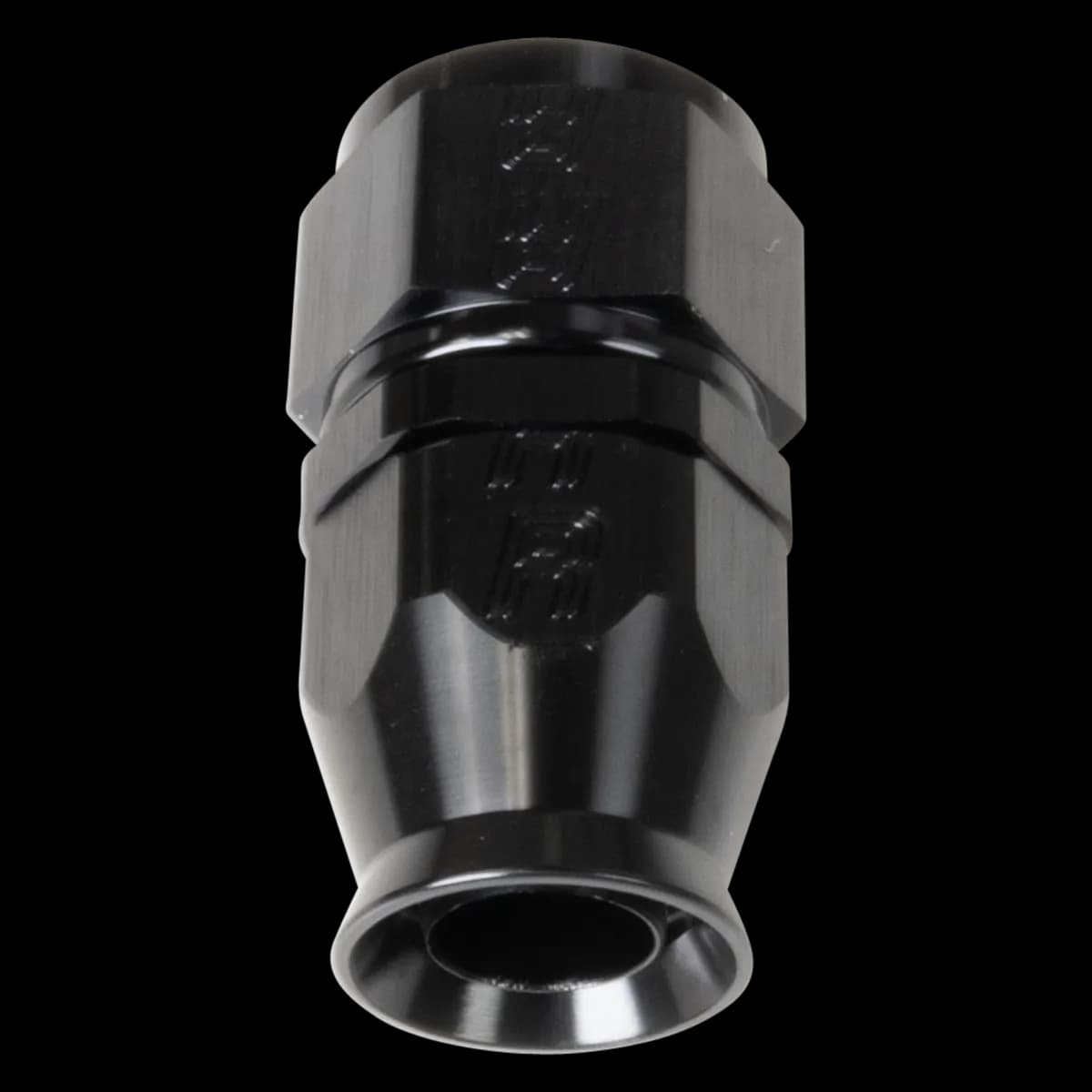 Russell 550653 black Straight -12 Pro PTFE hose end