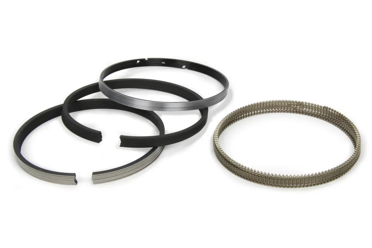 Mahle Motorsport 4605SS-043 Ring (set) - .043, .043, 3.0mm Steel Standard Tension +.005 File Fit Rings