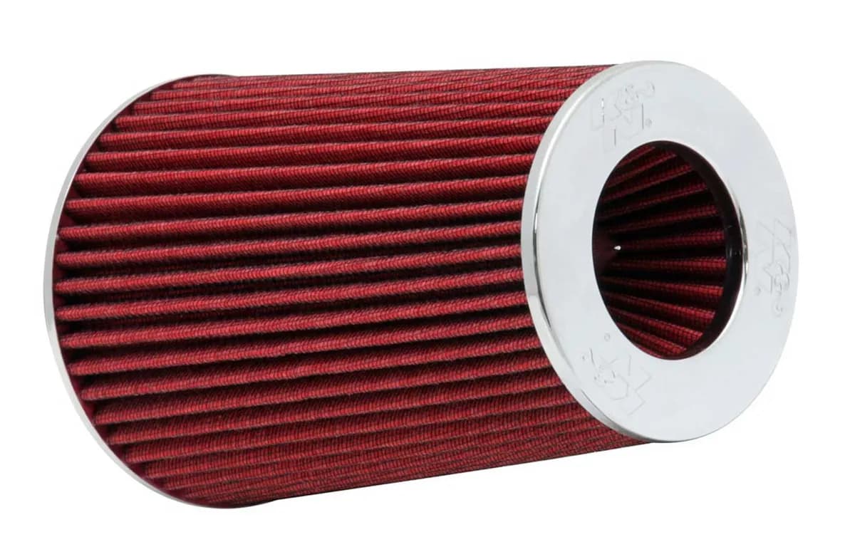 6od b x 9-1/2h W/4, 3-1/2, 3dia Flg, W/Inverted Filter Top Universal Chrome Filter